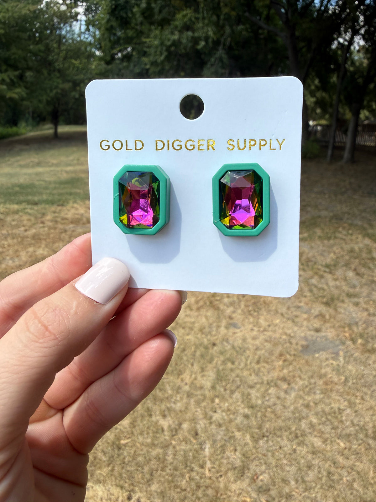 90's Love Stud Rectangle
