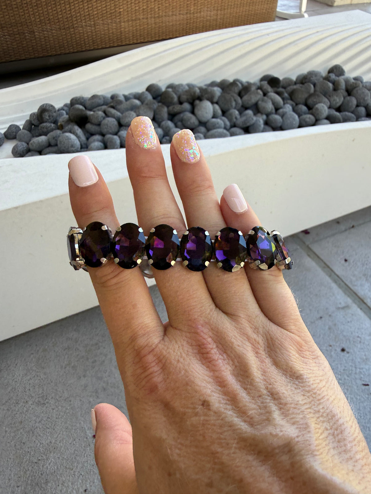 Jewel Drop Stretch Bracelet