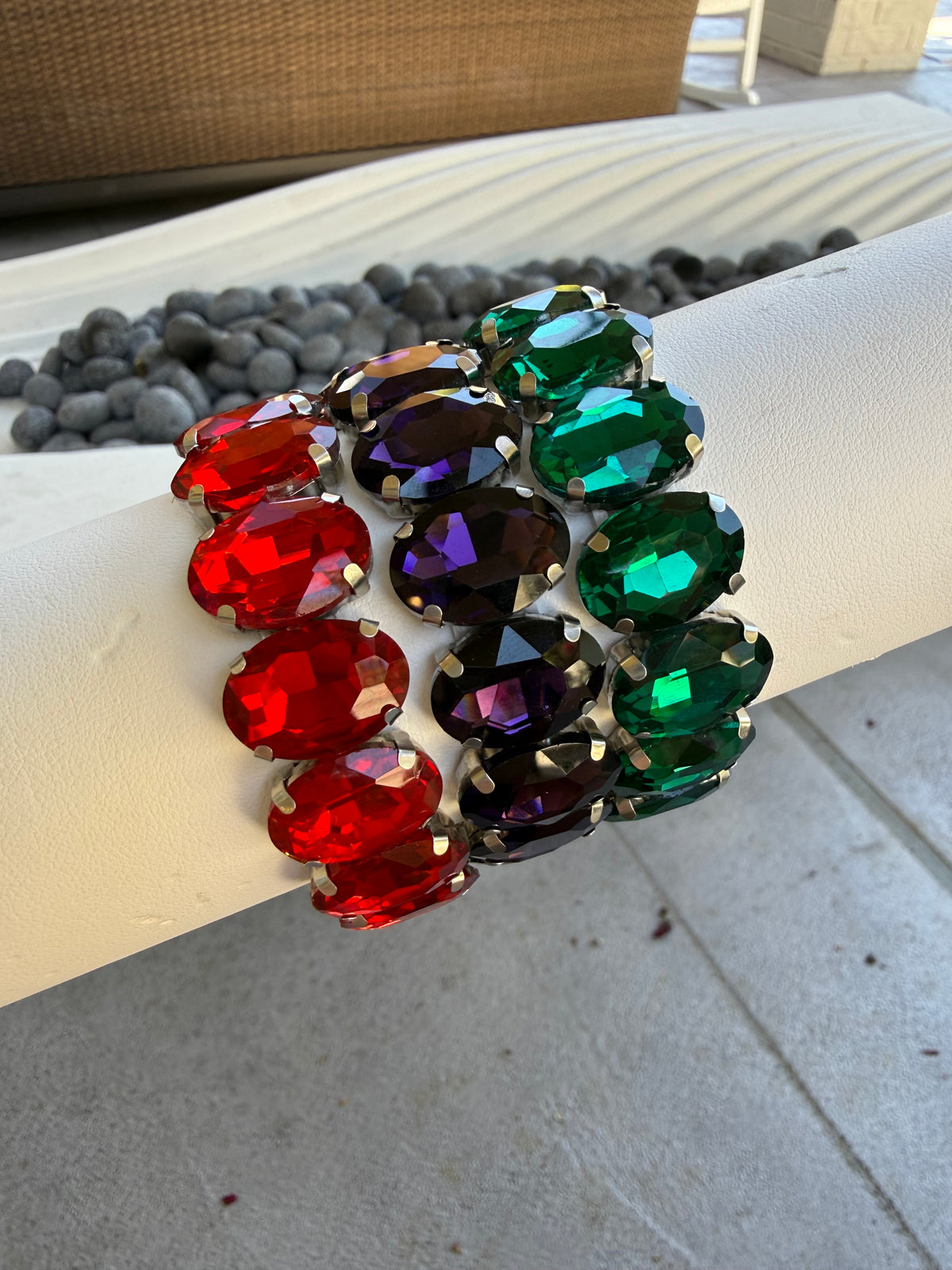 Jewel Drop Stretch Bracelet